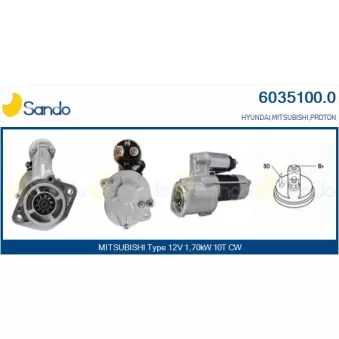 Démarreur SANDO 6035100.0