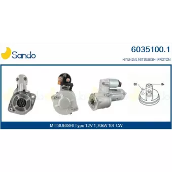 Démarreur SANDO 6035100.1