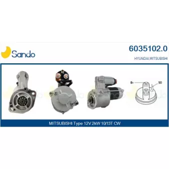 Démarreur SANDO 6035102.0