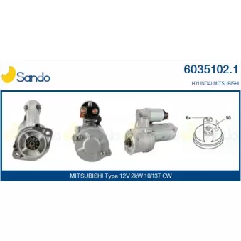 Démarreur SANDO 6035102.1