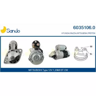 Démarreur SANDO 6035106.0
