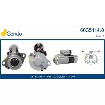 Démarreur SANDO 6035114.0
