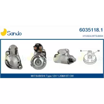 Démarreur SANDO 6035118.1