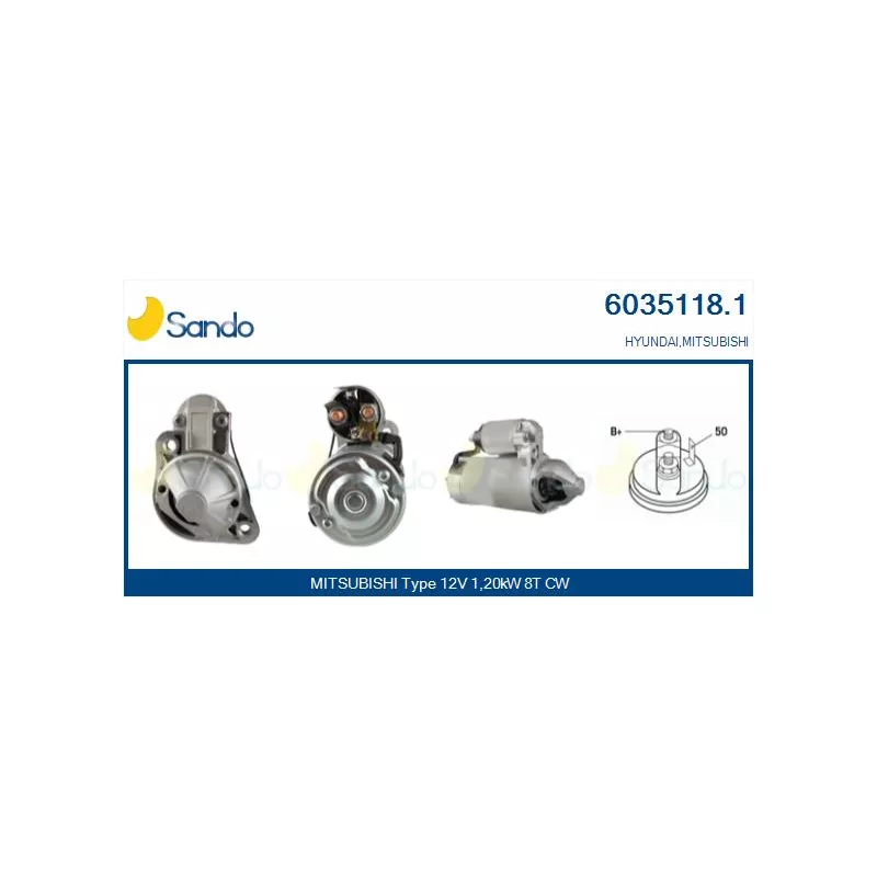 Démarreur SANDO 6035118.1