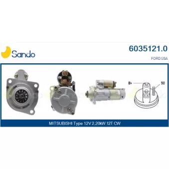 Démarreur SANDO 6035121.0