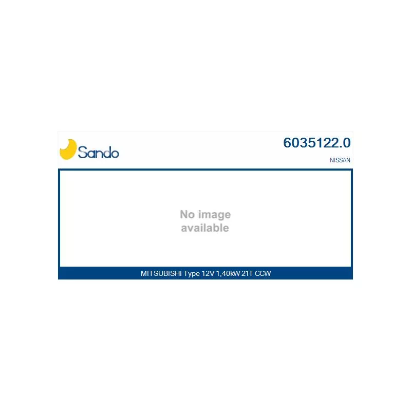 Démarreur SANDO 6035122.0