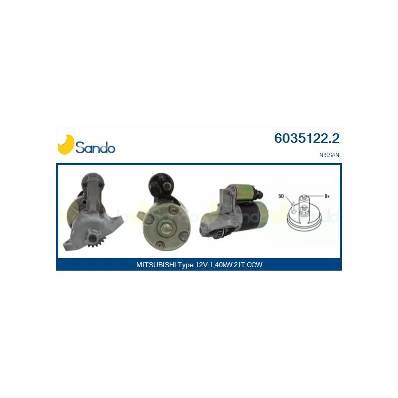Démarreur SANDO 6035122.2