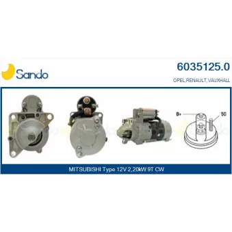 Démarreur SANDO 6035125.0