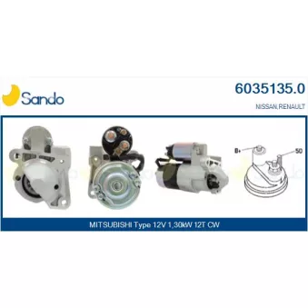 Démarreur SANDO 6035135.0