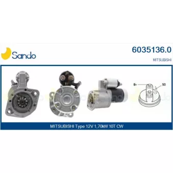 Démarreur SANDO 6035136.0