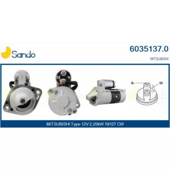 Démarreur SANDO 6035137.0