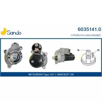 Démarreur SANDO 6035141.0