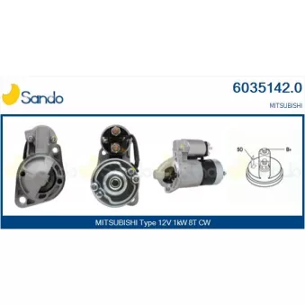 Démarreur SANDO 6035142.0