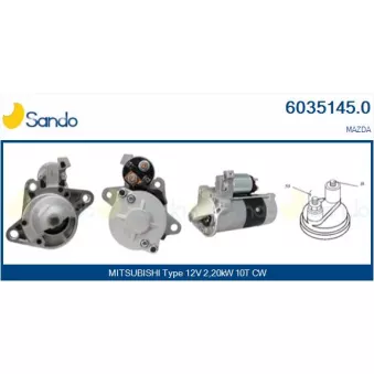 Démarreur SANDO 6035145.0