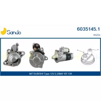 Démarreur SANDO 6035145.1