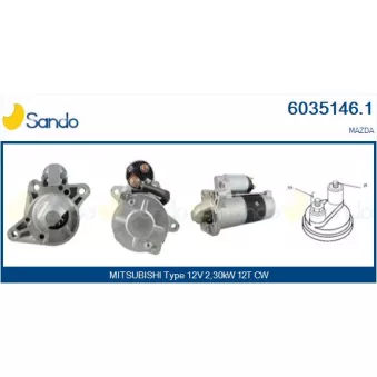Démarreur SANDO 6035146.1