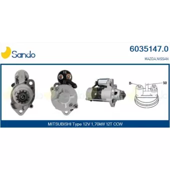 Démarreur SANDO 6035147.0