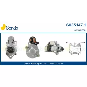 Démarreur SANDO 6035147.1