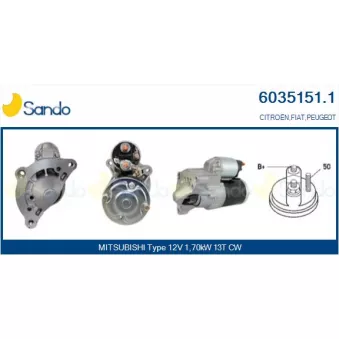 Démarreur SANDO 6035151.1