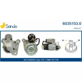 Démarreur SANDO 6035153.0