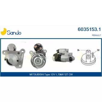 Démarreur SANDO 6035153.1