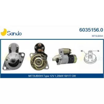 Démarreur SANDO 6035156.0