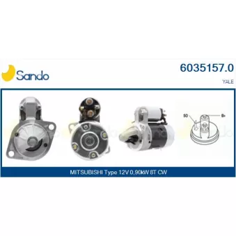 Démarreur SANDO 6035157.0