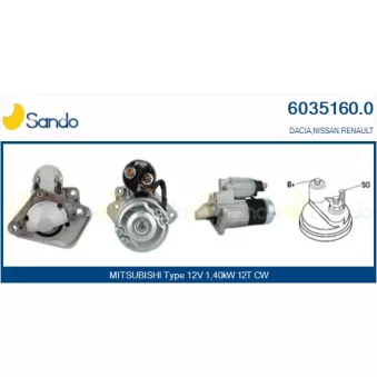 Démarreur SANDO 6035160.0