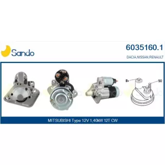 Démarreur SANDO 6035160.1
