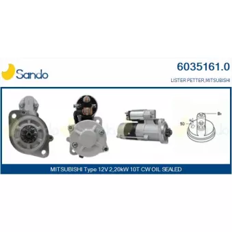 Démarreur SANDO 6035161.0
