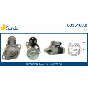 Démarreur SANDO 6035163.0