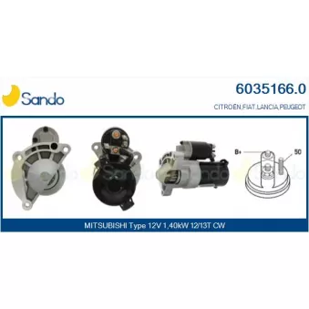 Démarreur SANDO 6035166.0
