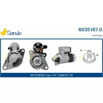 Démarreur SANDO 6035167.0