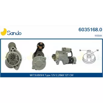 Démarreur SANDO 6035168.0