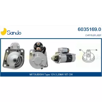 Démarreur SANDO 6035169.0