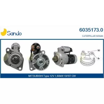 Démarreur SANDO 6035173.0