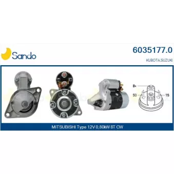 Démarreur SANDO 6035177.0