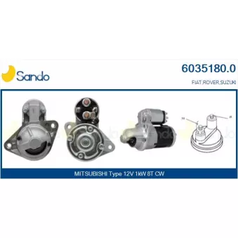 Démarreur SANDO 6035180.0