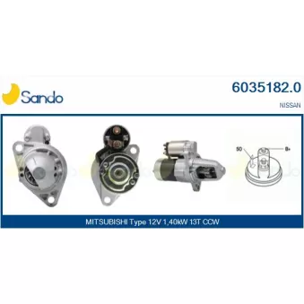 Démarreur SANDO 6035182.0