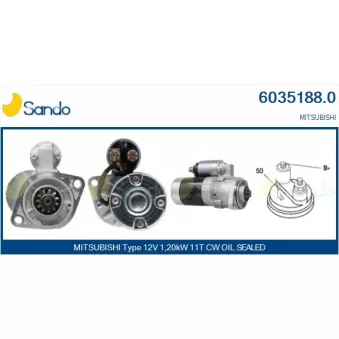 Démarreur SANDO 6035188.0