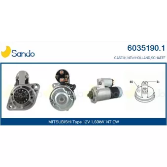 Démarreur SANDO 6035190.1