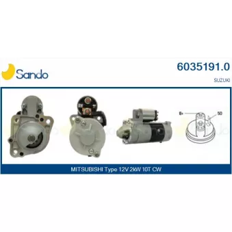 Démarreur SANDO 6035191.0