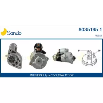 Démarreur SANDO 6035195.1
