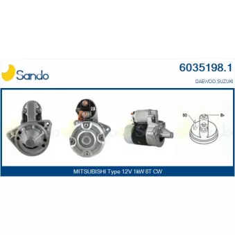 Démarreur SANDO 6035198.1