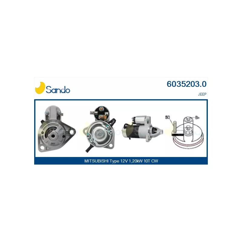 Démarreur SANDO 6035203.0