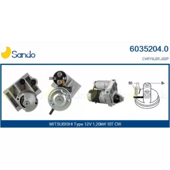 Démarreur SANDO 6035204.0