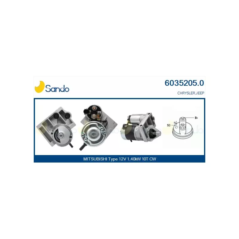Démarreur SANDO 6035205.0