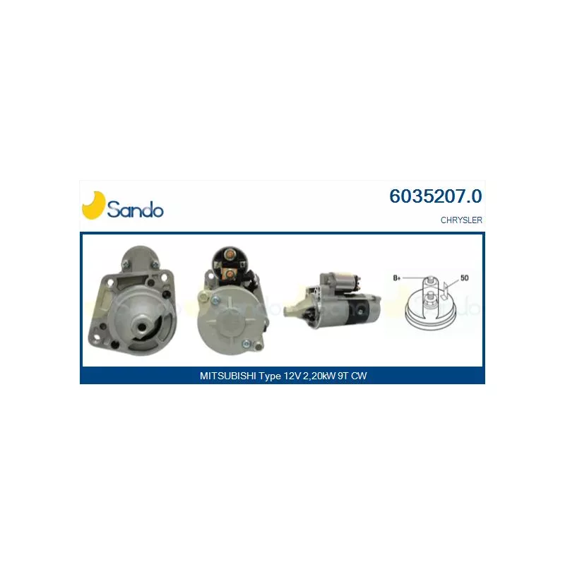 Démarreur SANDO 6035207.0