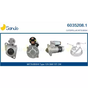 Démarreur SANDO 6035208.1