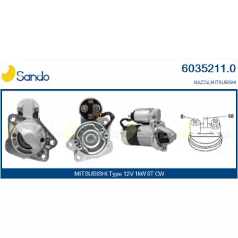 Démarreur SANDO 6035211.0